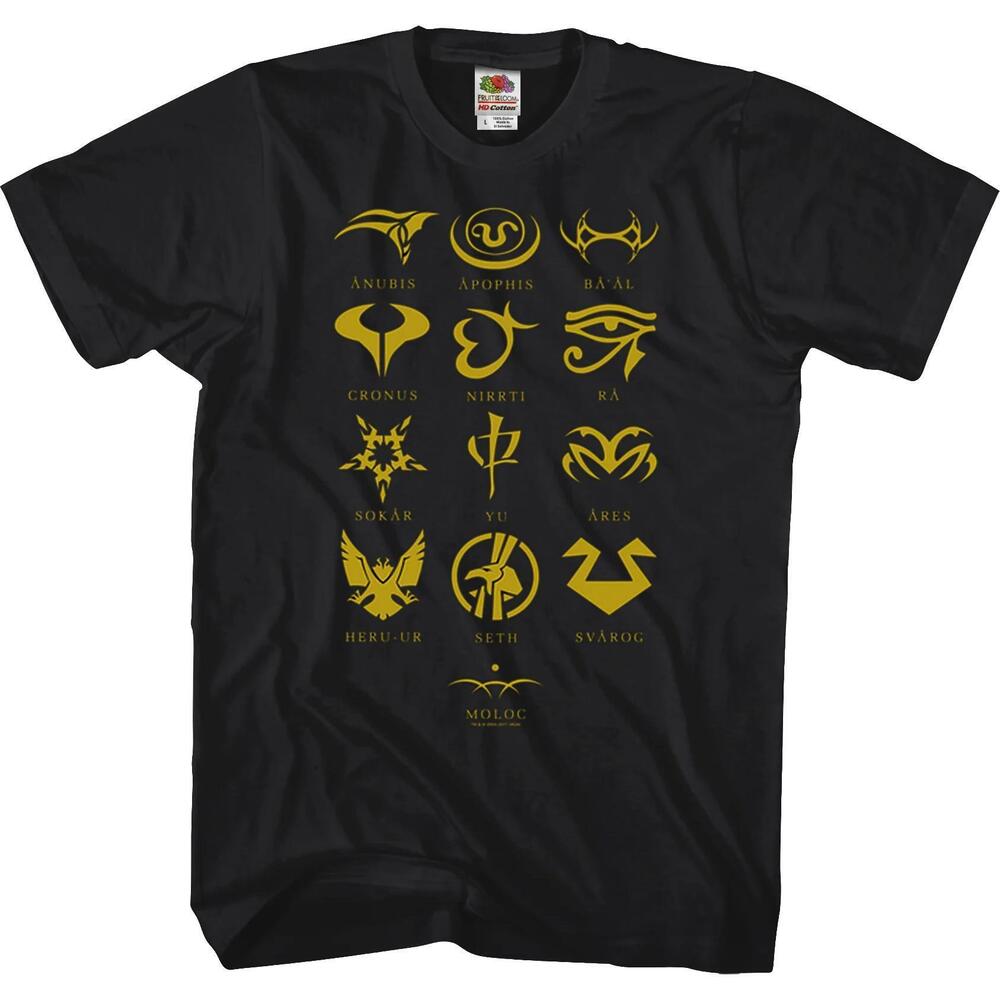 Symbols Stargate Sg1 Tshirt